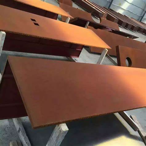 耐候板雕刻生銹,耐候板來料生銹